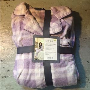 Ladies Minky Fleece Sleepwear Set